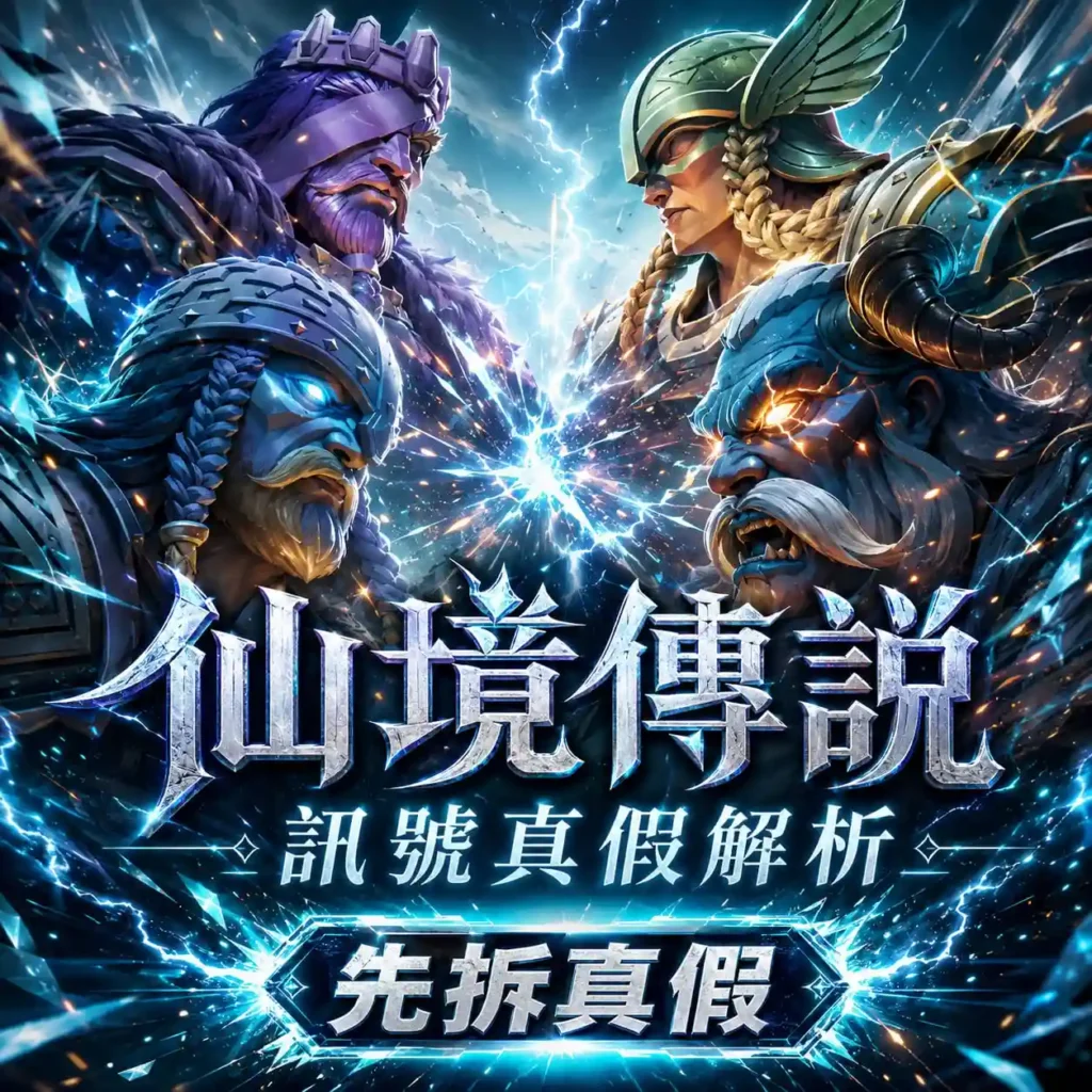 QT仙境傳說訊號五大技巧圖，整理條件判讀、注額模式、短期結果與版本核對重點